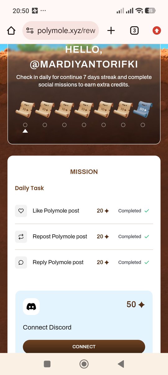 bangdevzz's tweet photo. @polymole_xyz Done 

Join guys 
@strongerswols @CM_Community19 

Id 389393312 https://t.co/wijcNK4Xof