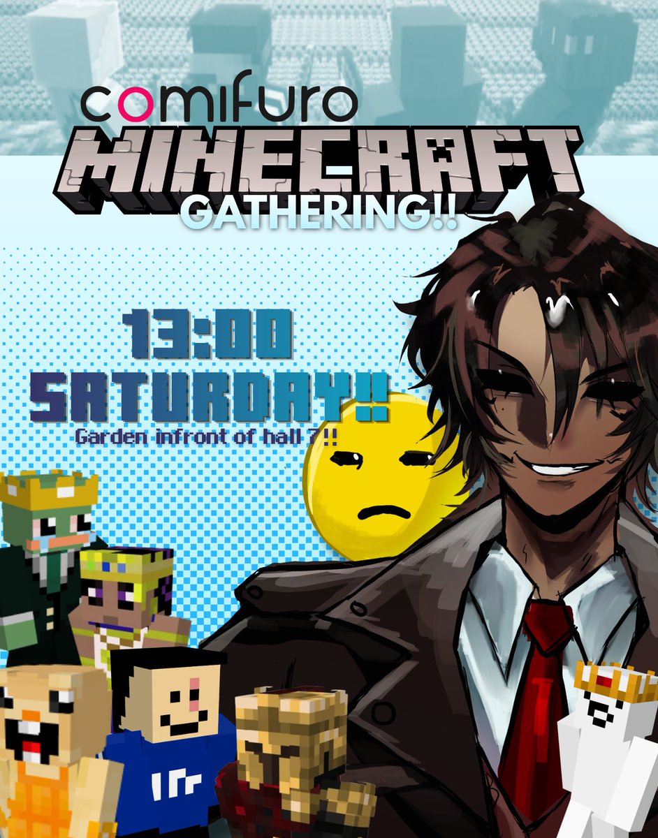 mcytbase's tweet photo. ⛏️ HELLO!! ARE YOU A MINECRAFT COSPLAYER? YOU’RE HAVING A FOMO THAT YOU COULDNT ATTEND LAST GATHERING? (Me too…) WELL WORRY NOT!!

Me and my friend are planning to make a small Minecraft gathering for minecraft fans on day 1!! BRING YOUR ART AND TRADE FELLAS! https://t.co/jn9oiexpZa