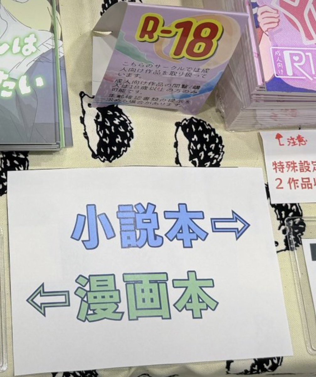 f_k_eeen_ex's tweet photo. 小説本ならいらん言われて悲しみ的なオススメ見ちゃったけどお互いの為にも事前表示的なのはやったほうがいいです！
※見た目明らかに小説本(絵なし文庫本サイズ)とかなら問題ないです https://t.co/ddadiO06Pn