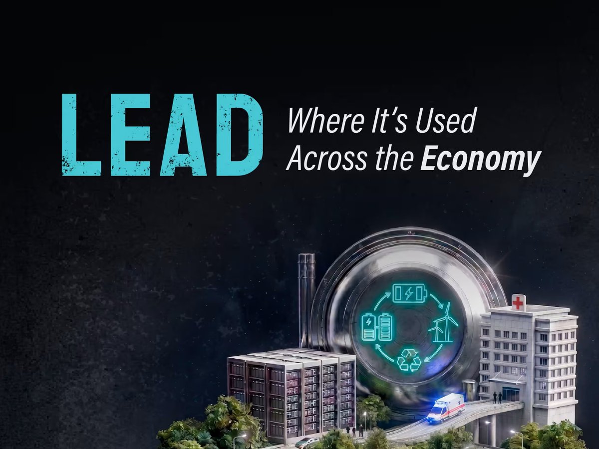 EloroResources's tweet photo. Lead: A Critical Metal With Shifting Demand  ⚪️

Lead may not get as much attention as copper or lithium, but it remains critical to modern infrastructure and energy systems.

📋 Key takeaways:

• 85%+ of global #lead demand goes to lead-acid batteries
• China accounts for roughly 42% of refined lead demand
• Recycled material supplied 67.4% of refined lead production in 2025
• U.S. lead demand rose 6.1% in 2025

🚀  For Eloro Resources, lead adds another strategic component alongside tin and silver at its Iska Iska Project in Bolivia.

🇺🇸  With lead now on the U.S. Critical Minerals List, its supply chain deserves a closer look.

👉  https://t.co/fc52XJz7sF

$ELO.TO $ELRRF #Mining #CriticalMetals