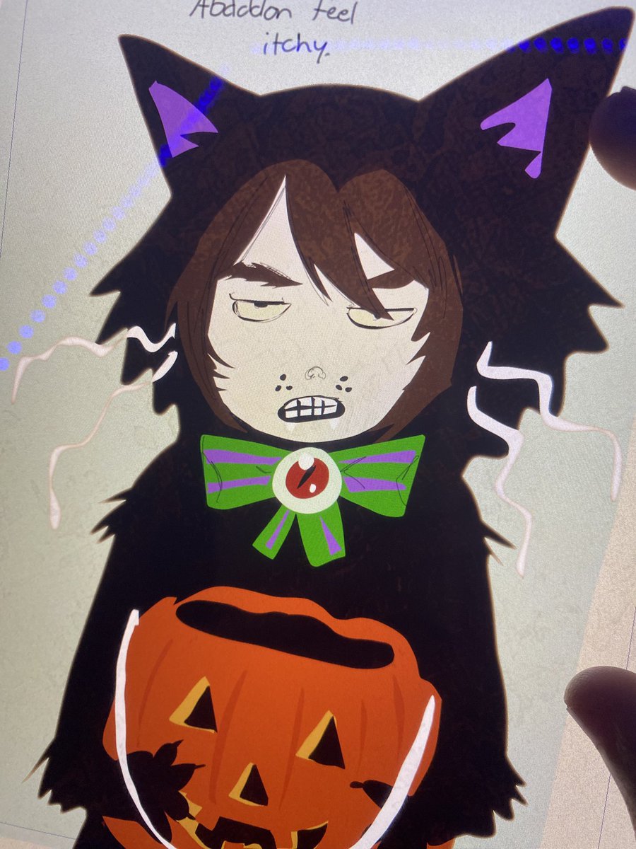 nafudasan's tweet photo. hallowe'en doodle
#hauntedhotel #abaddon https://t.co/f86wPjEYpK