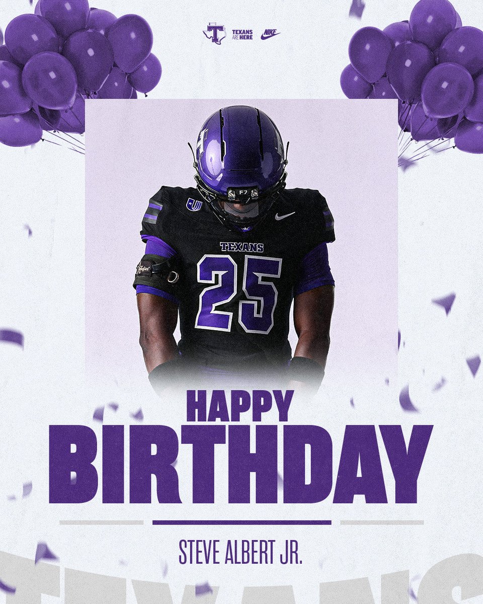TarletonFB's tweet photo. Happy birthday to linebacker Steve Albert Jr.! https://t.co/MLUyJyhuR0