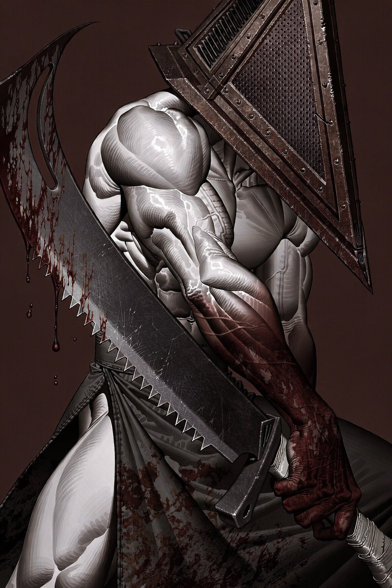 sha1shashasha's tweet photo. Pyramid Head https://t.co/pVr9DEJAH4