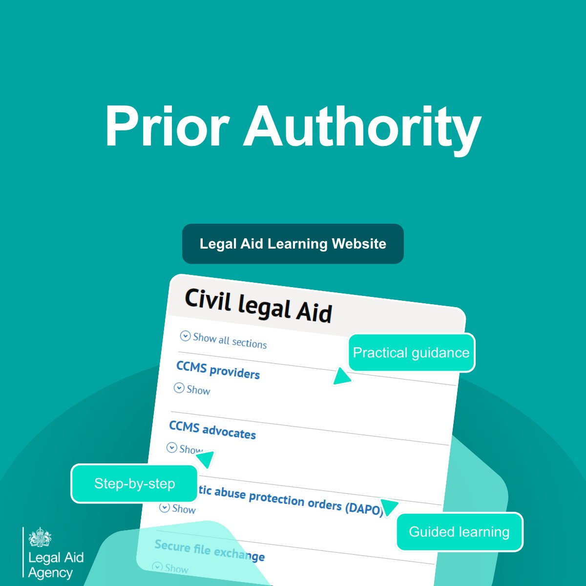 LAAHelpTeam's tweet photo. Need to submit a Prior Authority request through CCMS? 🖥️

Our CCMS Provider: Prior Authority course provides practical guidance to help you understand the process, complete requests accurately, and avoid common mistakes.

Access the guide 👇
https://t.co/NekW1jCPF9 https://t.co/JzrI05u8T0