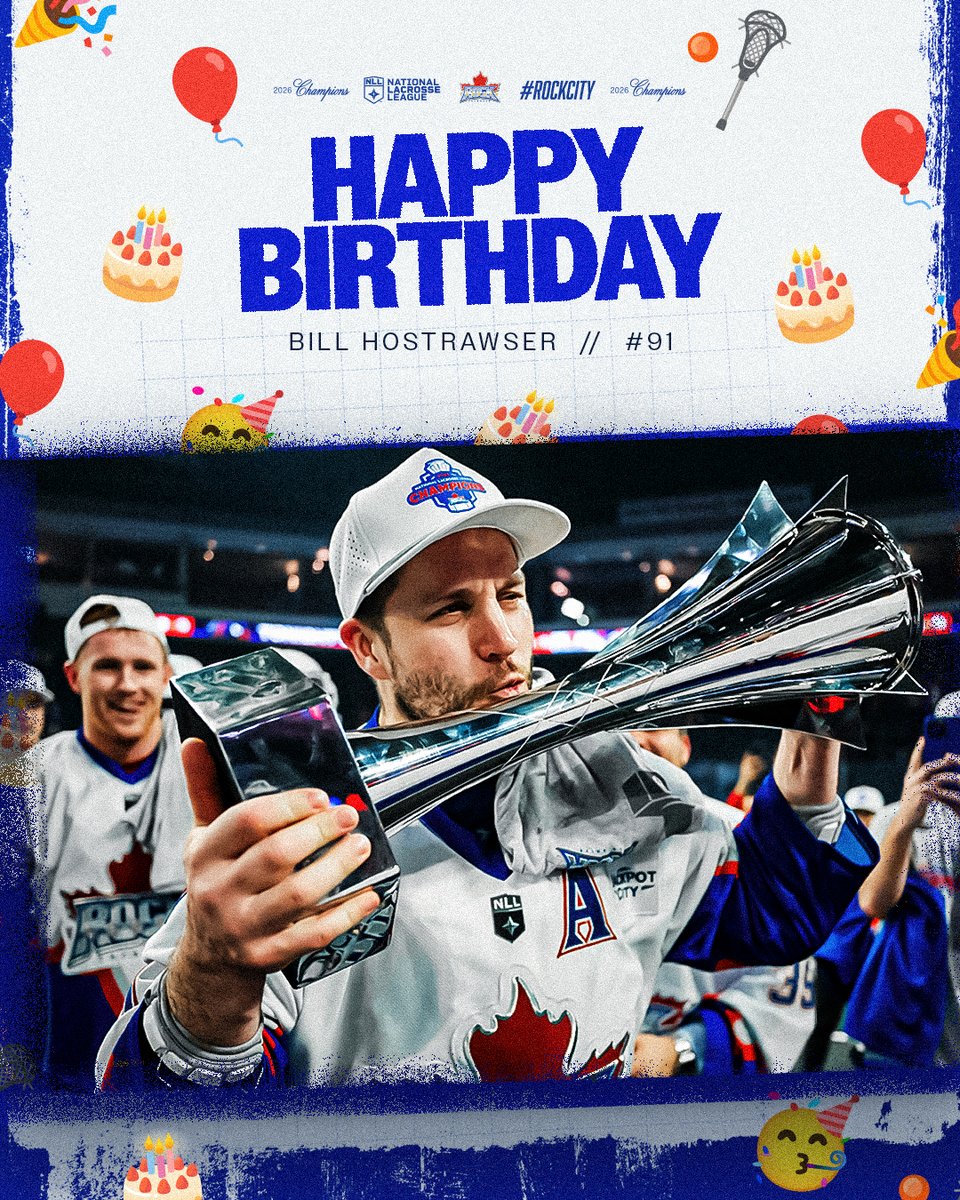 TorontoRockLax's tweet photo. 🥳 Another year older, another year bolder. Happy Birthday,  Bill Hostrawser 🎉

#RockCity🎸 https://t.co/reimHT7iHm