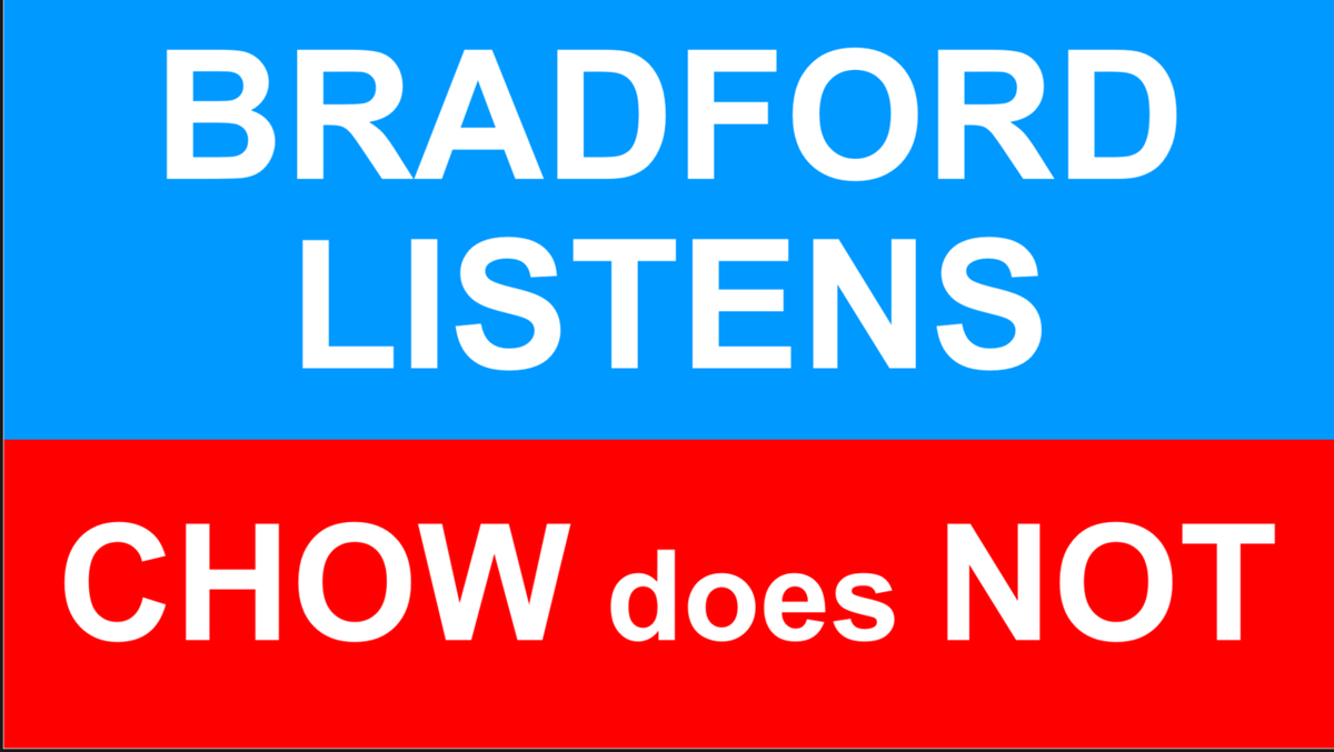 Penalosa_G's tweet photo. Why I am supporting BRADFORD for MAYOR of Toronto.
Because Bradford listens. Evaluates new information, and if necessary, he changes opinion. Which is what good mayors must do. 
Chow? Not much done past 3 years. Future? No ideas. No bold projects. Wasted opportunity. https://t.co/yT8ak9YA5T