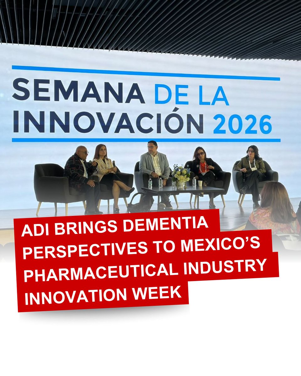 AlzDisInt's tweet photo. ADI's Regional Director for the Americas, Diego Aguilar, participated in AMIIF Innovation Week 2026 in Mexico City, organised by the Mexican Association of Pharmaceutical Research Industries (AMIIF).

Diego joined a panel on “From Patient Testimonies to Co-Designing Solutions”, alongside representatives from diabetes, cancer and patient advocacy organisations.

The discussion highlighted the importance of ensuring that people living with dementia and other health conditions have a meaningful voice in shaping healthcare policies, research and innovation.

Thank you to AMIIF for the invitation and for bringing these important conversations together.

#DementiaAdvocacy