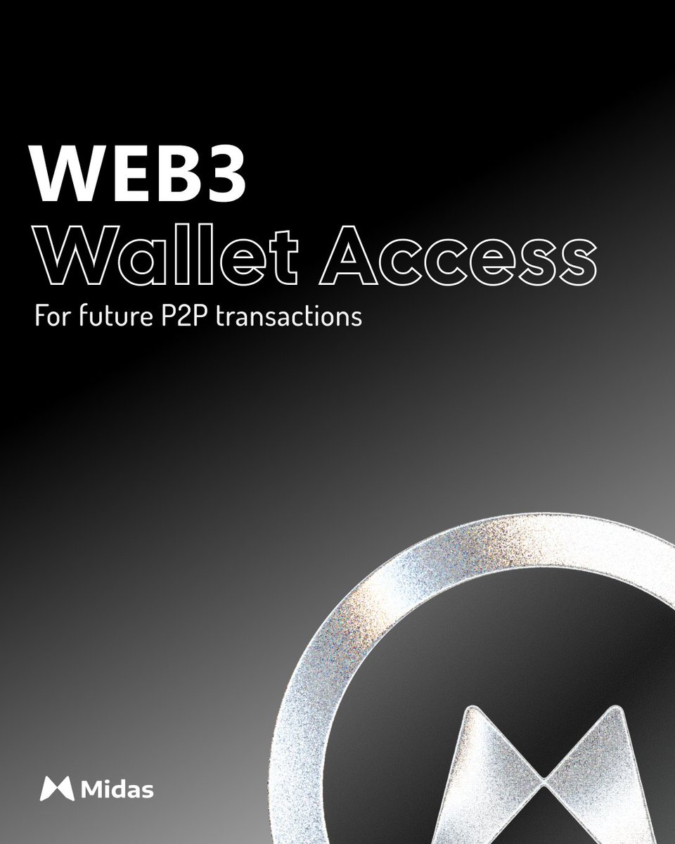 Midas_Lab's tweet photo. Built on Trust, Designed to Scale

Trust is the foundation. Scale is the ambition. And the future of finance must be built around people.

#Midas Lab is working toward a more accessible financial ecosystem, bringing together a growing community of 60K+ active, human accounts and developing Web3 wallet access to support peer-to-peer transactions.

Every milestone contributes to a broader vision: building financial infrastructure that expands access, grows alongside its community, and opens new possibilities for how people interact with finance.

The ambition goes beyond growth. It is about creating a foundation where trust, accessibility, and technology work together to shape the next chapter of finance.

#MidasLab #MID