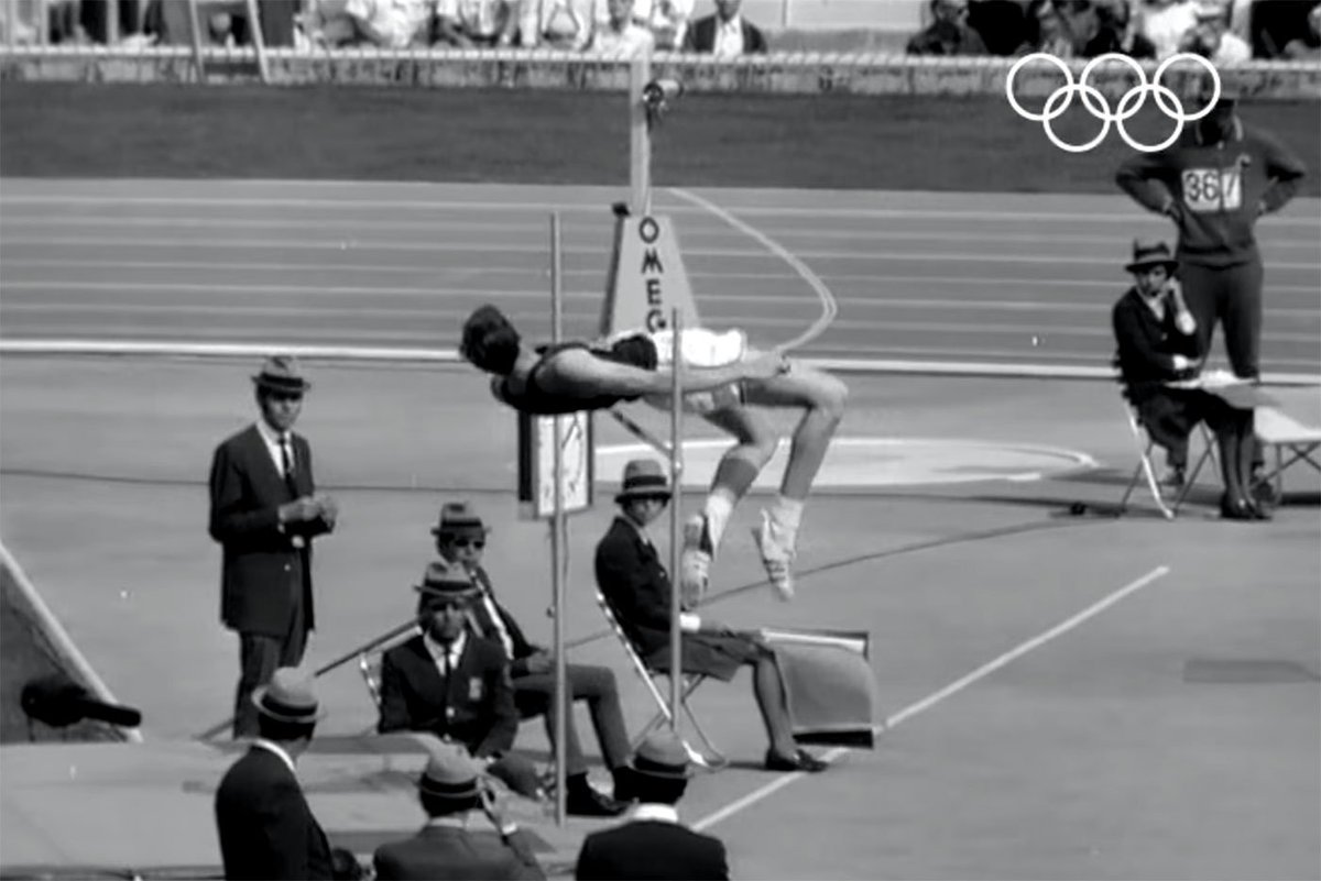 NetAxisGroup's tweet photo. 🏅 58 YEARS AGO TODAY - OCTOBER 20, 1968

A 21-year-old athlete jumped BACKWARDS… and changed sports forever. 🤯

At the 1968 Mexico City Olympics, Dick Fosbury shocked the world by clearing the high-jump bar BACK-FIRST, while his competitors relied on traditional techniques.

He cleared 2.24 meters (7 feet, 4¼ inches), won GOLD, and set a new Olympic record. 🥇

His unusual technique, the “Fosbury Flop,” initially faced skepticism. Within a decade, nearly every elite high jumper had adopted it.

And 58 years later? It's still the dominant technique worldwide.

💡 Think about that. One person challenged conventional wisdom, and an entire sport changed forever.

Sometimes, progress isn't about getting better at doing things the old way.

It's about having the courage to do them completely differently. 🚀