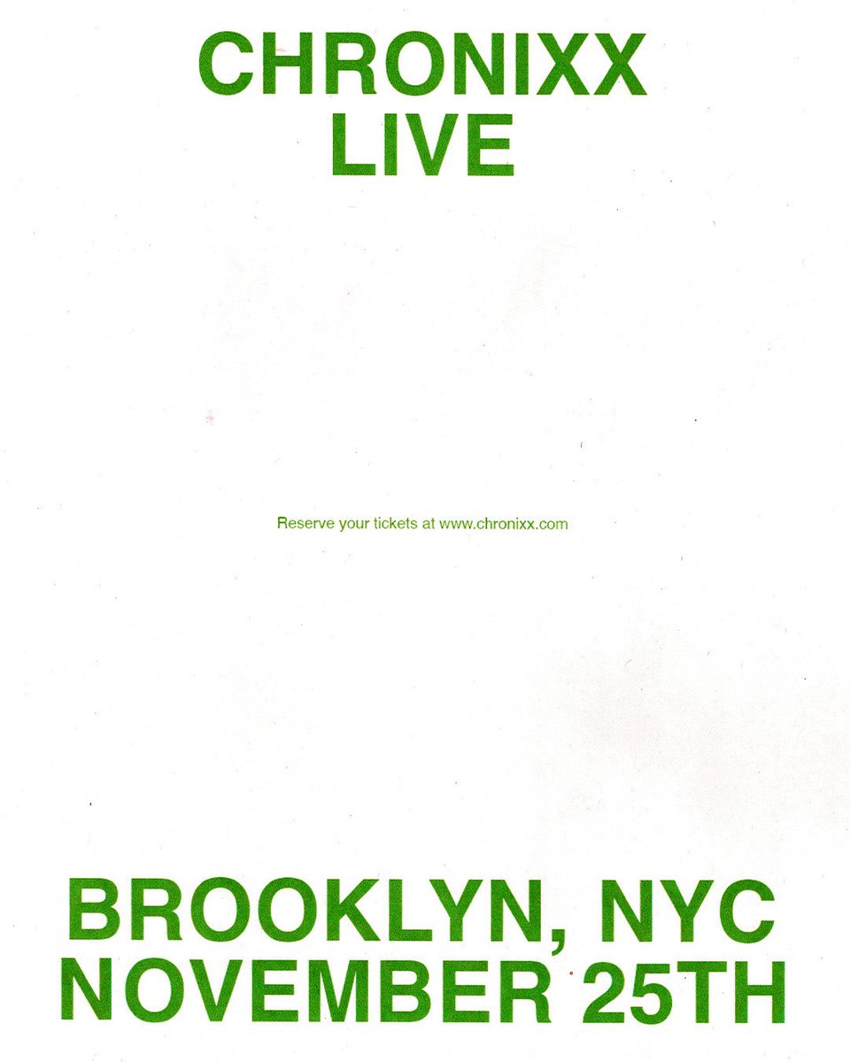 ChronixxMusic's tweet photo. LIVE from Brooklyn NY November 25 2026. tickets at https://t.co/FYqYCOaq3z https://t.co/lZrqMotRpu