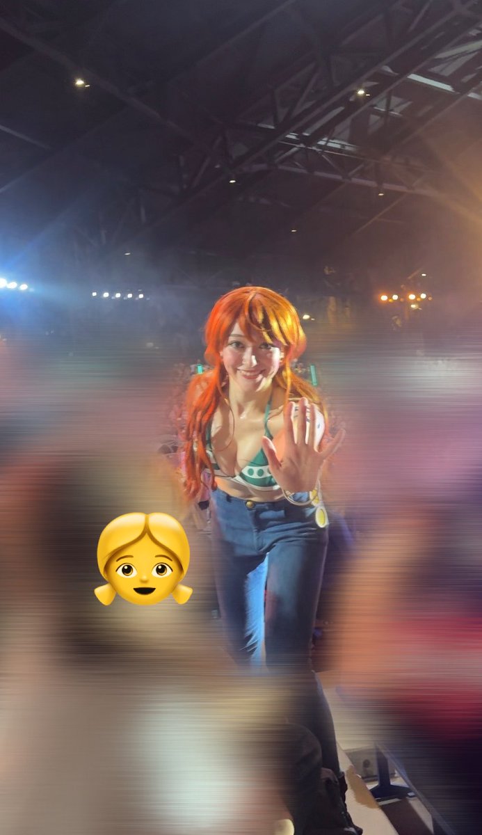 okaneha_daizini's tweet photo. 2026.10.20
プレショ
ナミ 🍊

私のお隣に座ってた海外のお子2人(どっちも女の子)に超絶キュートなファンサしていてめちゃくちゃかわいかった💯😭🫶🏻💞
(モザイク強めてます🙏)
#プレショ #USJワンピース https://t.co/qJflCKBBiT