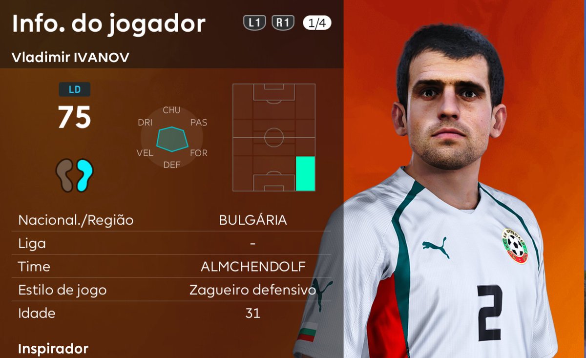 MaxPES2's tweet photo. 🇧🇬🇧🇬🇧🇬 Vladimir IVANOV, BULGÁRIA, Versão UEFA Euro 2004 https://t.co/krl4XNyiu3