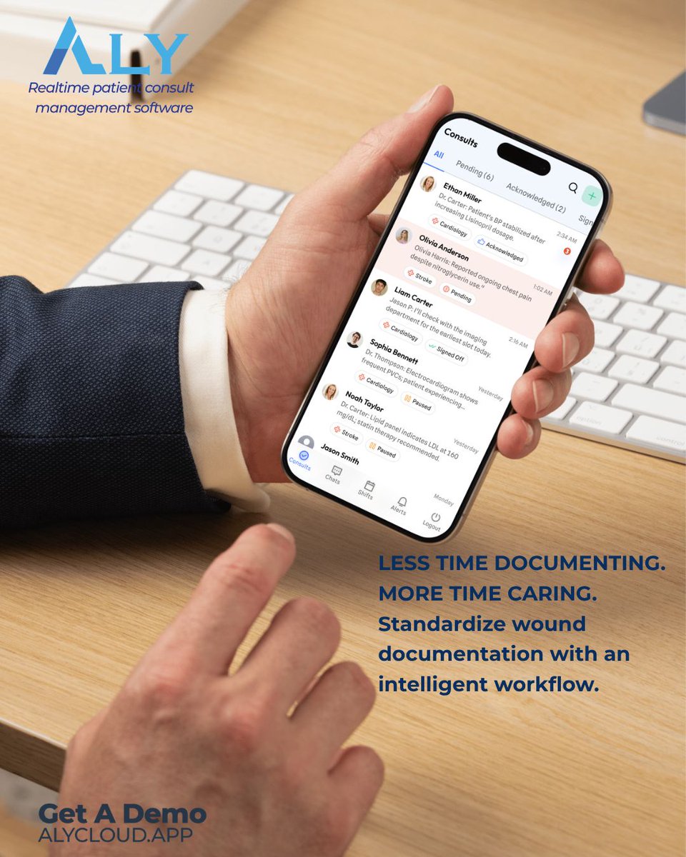 Alycloud00's tweet photo. Spend less time documenting and more time focused on direct patient care.
https://t.co/DLksaH46A9
#WoundCare #ClinicalWorkflow #PatientCare #HealthTech #MedTech https://t.co/37bg7KCrf6