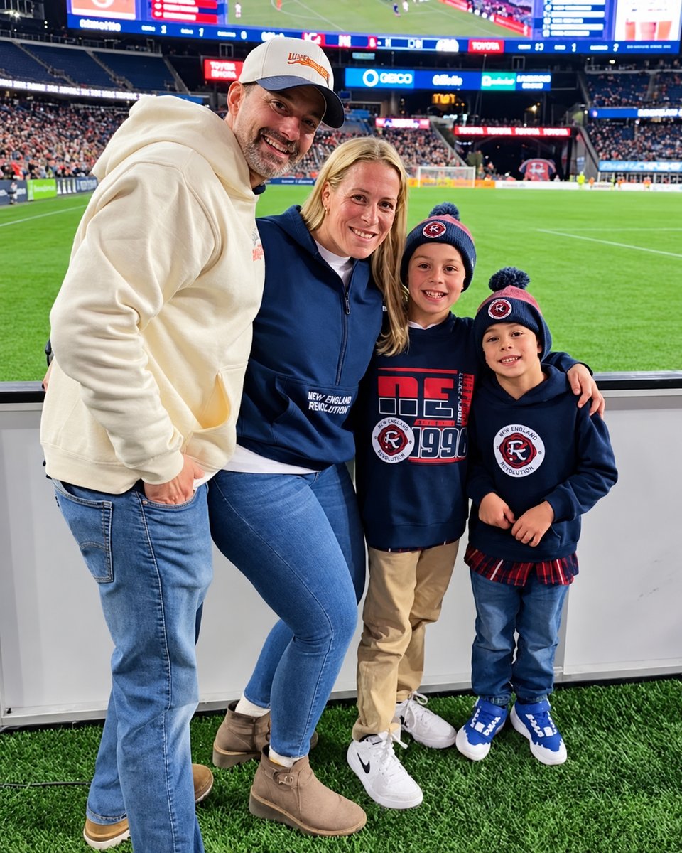 CJSA's tweet photo. A huge thank you to Peyton Miller for an incredible evening in Foxboro! From an unforgettable on-field experience to a @NERevolution win and a postgame meet and greet, it was a night to remember. ✨ https://t.co/eTTu60B3MP