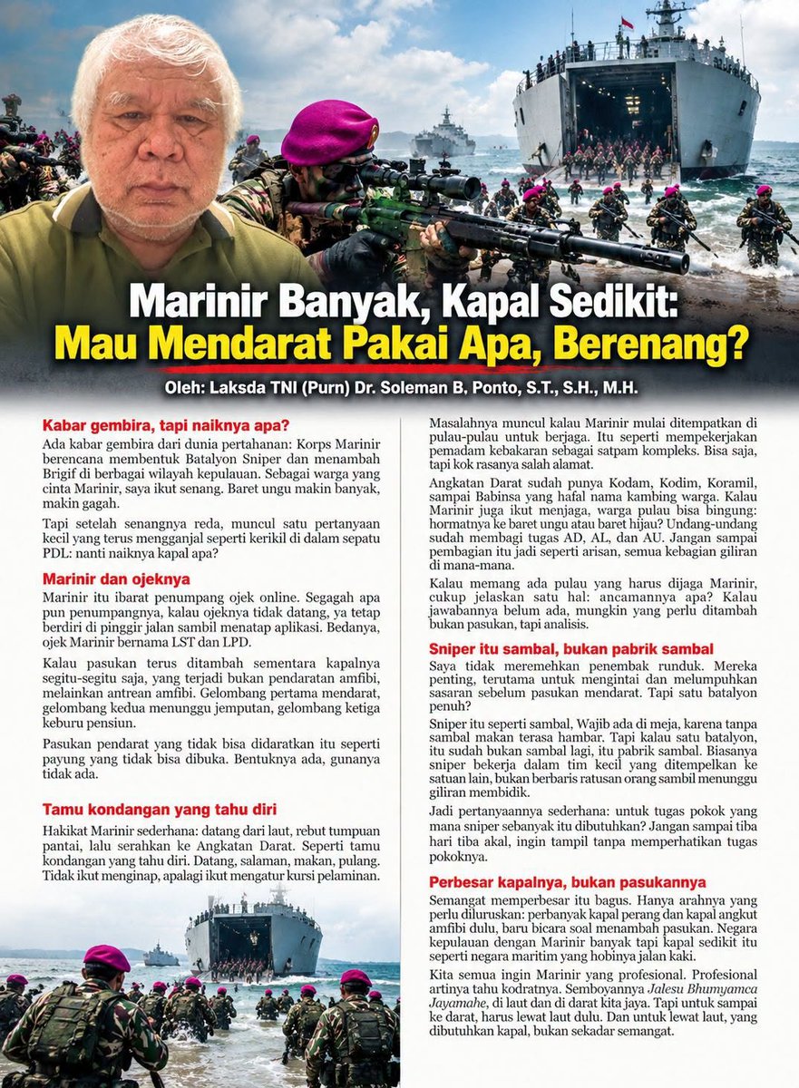 madokafc1's tweet photo. Pengamat militer ex kepala BAIS dan perwira tinggi TNI AL

Credit to portal komando

https://t.co/NPTqqkFraQ https://t.co/tC6ffkuAdU