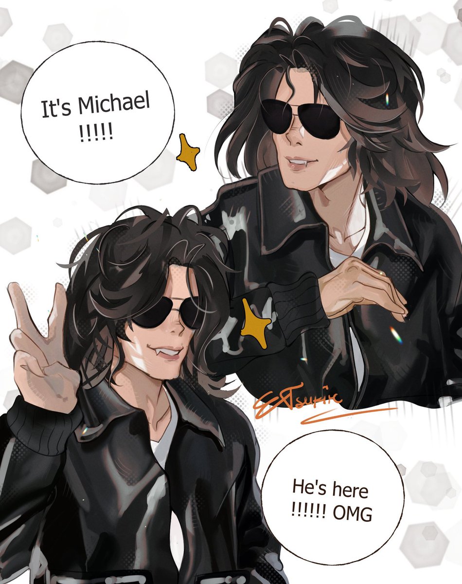 etsukirc's tweet photo. No Ai. Made in Procreate/CSP with a love for Michael Jackson ♡ https://t.co/S0NsVKjrmN