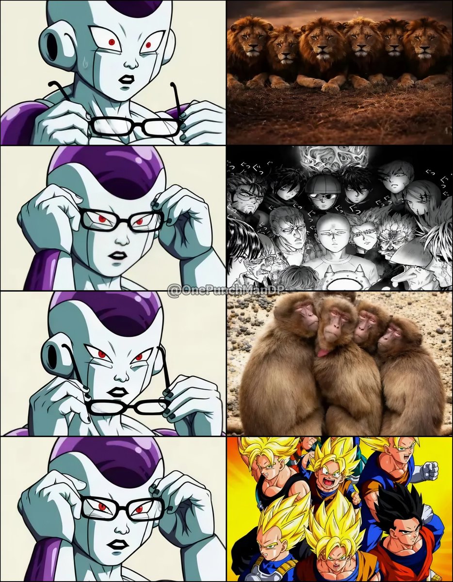 OnePunchManDP's tweet photo. Frieza was never wrong about Saiyans https://t.co/JhatGzTxjz