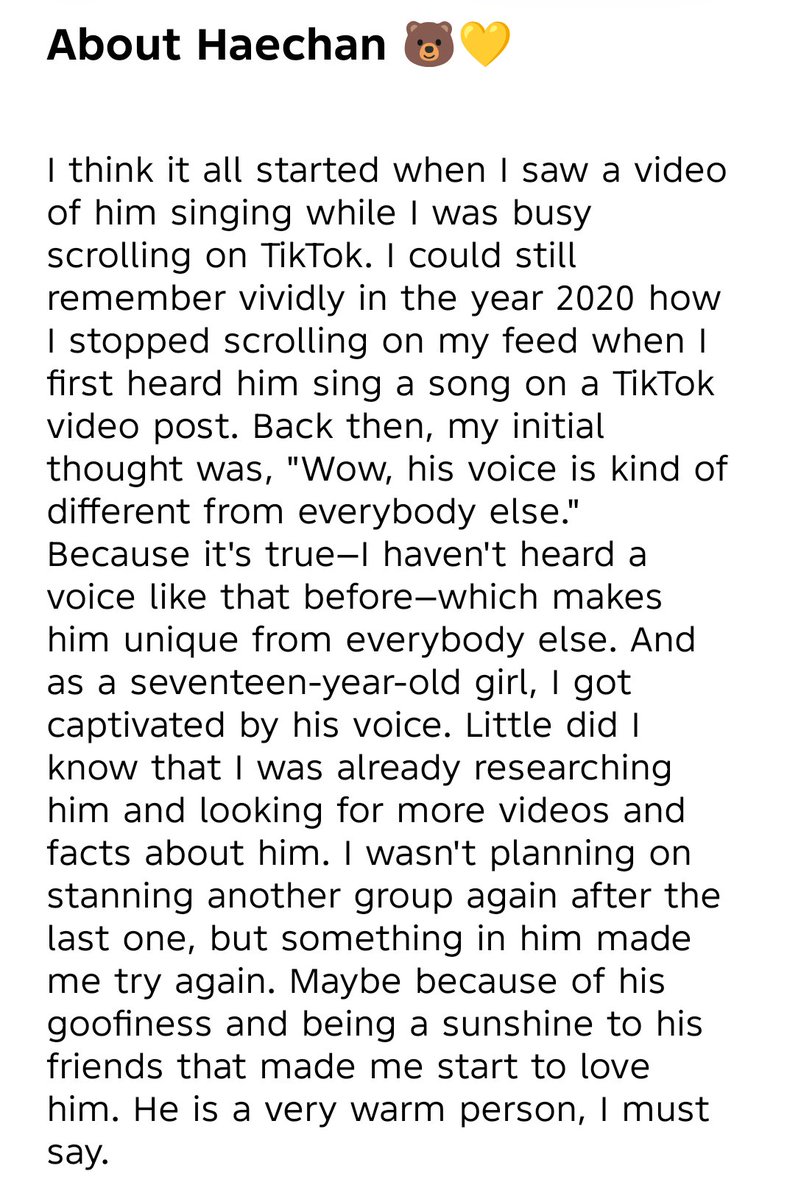 finelinemxry's tweet photo. Hi, @rewnjun23! Thank you for this opportunity. This made me look back on how I became a fan of NCT. So, I hop in and share my story too. :) https://t.co/woXl0UR9Le