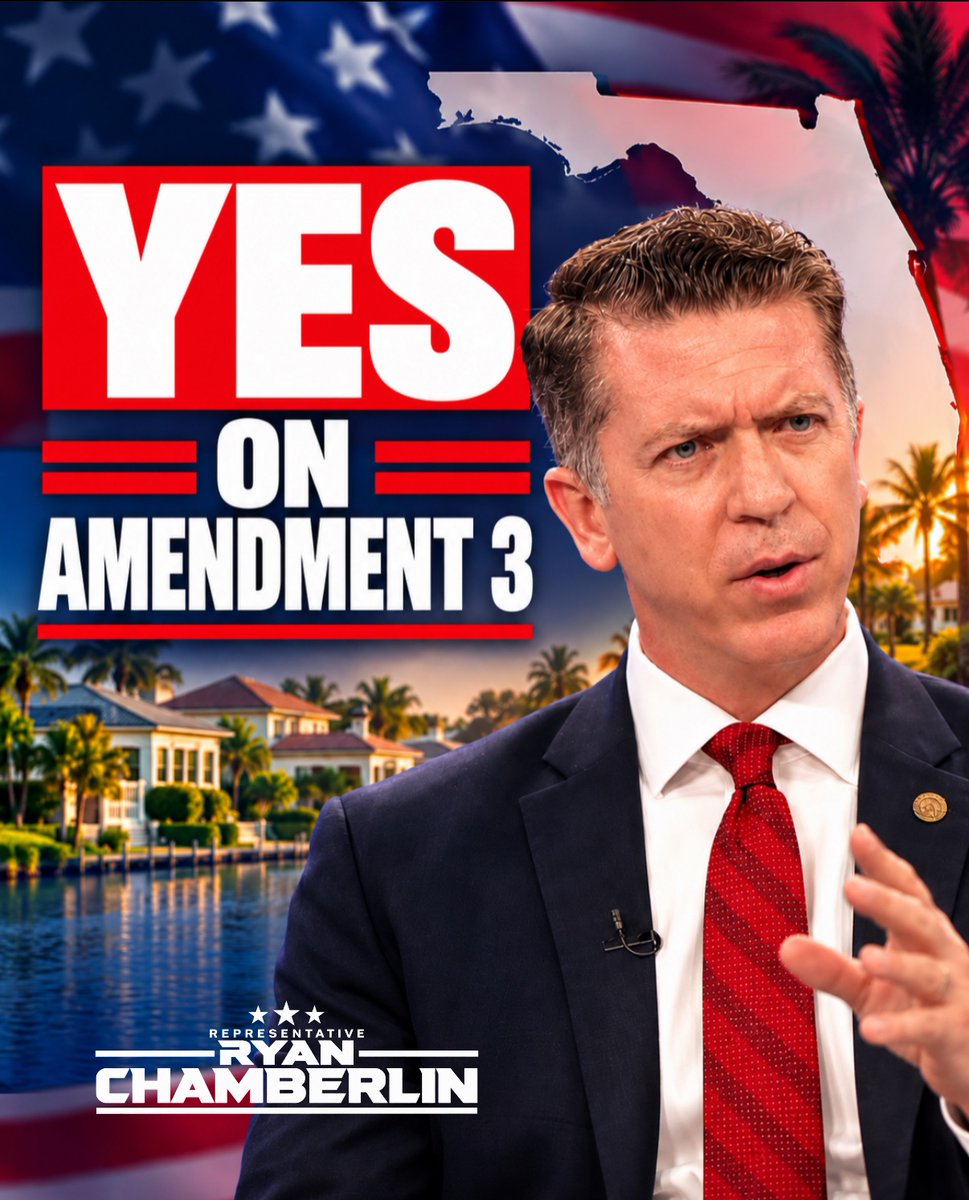 RepRyanC's tweet photo. Who’s with me? #VoteYesOn3 #Amendment3 #Florida

This is about LOWERING the STATE’s Increase!  Not about CUTTING BUDGETS

We’ve gone from 45B to 65B in 4 years.  This lowers the increase to 53-55B - and leaves plenty of revenue.

Don’t be threatened to think otherwise.  We will still have a record amount of funding, and property taxes will continue to go up

VOTE YES on 3 to rein it in, and then let’s come back and overhaul the entire system.