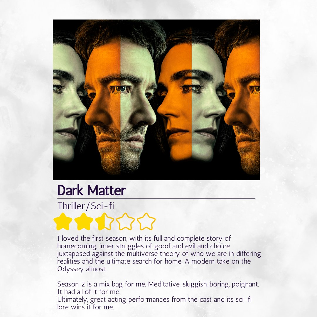 ReuelRecommends's tweet photo. #TvReview : #DarkMatter 

#ReuelRecommends https://t.co/At3LUEy29B