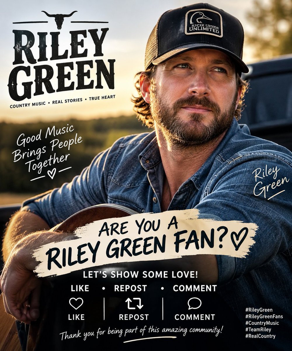 RileyGreenbncq's tweet photo. Can I get Hello from my amazing fans 🥰🗽 
#RileyGreenfans https://t.co/U9eNHcMnQC