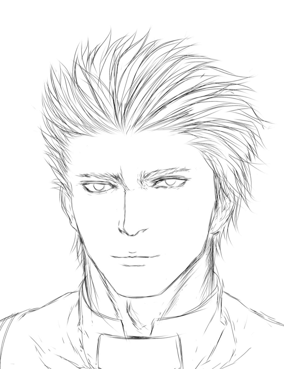 Kaizer1007's tweet photo. I drew Archer. https://t.co/naFhWPXlAE