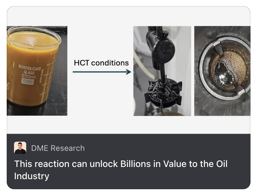 dmeinvestor's tweet photo. Canadian heavy oil is selling at its biggest discount since 2023.

Western Canadian Select (WCS), Canada's main heavy crude, settled $26.40 a barrel below WTI, the US benchmark, on 15 Oct.

A year ago that gap was more than $15 smaller.

Why?

Because heavy oil is thick, harder to move and harder to refine. Right now more Venezuelan heavy crude is competing for the same US refineries, the Trans Mountain pipeline is essentially full and tanker costs have jumped.

So producers get hit twice: they sell each barrel at a discount, and they pay for expensive light diluent just to make it flow through a pipeline.

That's the problem I wrote about in my $ADUR piece: upgrading heavy oil near the field so it flows more easily and is worth more.

The opportunity is big and $ADUR is aiming directly at this problem.