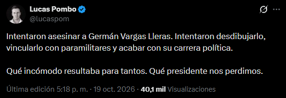 cayemo's tweet photo. Lucas Pombo es de esa clase social que de verdad cree que el mundo se divide entre la gente de bien y la chusma... y chusma somos todos los que no estamos en su microscópica burbuja: https://t.co/8J2unnvMxg