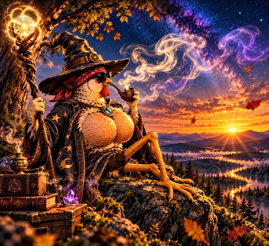 ChickenBeastX's tweet photo. Sometimes - we just need to embrace our inner wizards. 

We love and welcome all big brain wizards!
Keep being inspiration!
🧙🏽‍♂️🧙🏽‍♂️🧙🏽‍♂️💨💨💨
 @swizardcore @w1zar9 

🐔👹 https://t.co/MnClsdbRgW