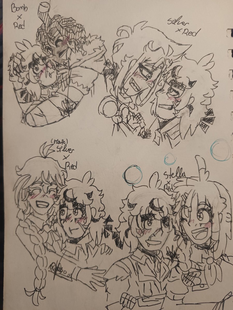 XianxDei's tweet photo. Drawings of some random Red's ships bc It seems like that in the Angry Birds fandom Red is the equivalent of Mexico in the countryhumans fandom, a bitch-
If you don't like any of these ships, don't comment mean thing please and thank you
#AngryBirds #AngryBirdsFART https://t.co/zxjtDMAjhU