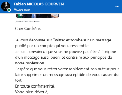 philippejeanpr1's tweet photo. La liberté d'expression chez les avocats :
parce que j'ai osé douter qu'un homme soit enceinte, l'un d'entre eux vient de me reprocher via Linkedin une faute disciplinaire pour me forcer à retirer mon texte... https://t.co/3GwgzRCg5U