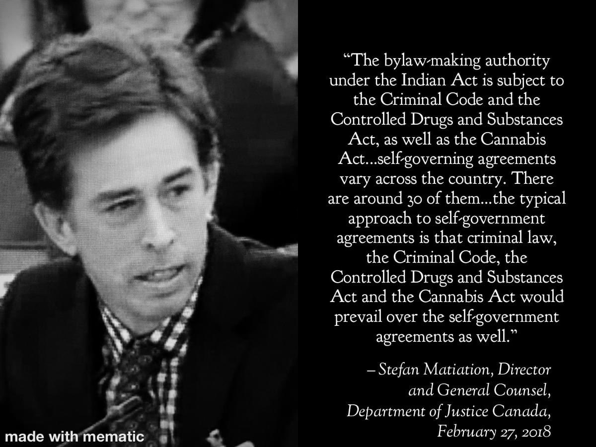 RussDiabo's tweet photo. Some “Indigenous” lawyers advocate for “braiding” of Indigenous laws w/ federal &amp; provincial laws &amp; SCC now adopting that concept!

In other words, get Indian Act Bands to accept Feds definition of “self-gov’t” is like colonizers saying “give them enough rope to hang themselves”! https://t.co/KUGQVMNAxD