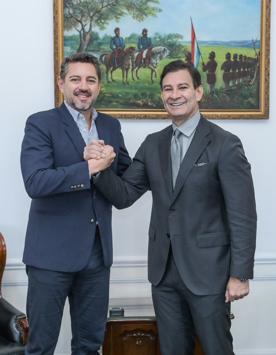 AllianaPedro's tweet photo. ¡Un gusto recibir a mi querido amigo, el senador Beto Ovelar!

Siempre es bueno encontrarnos, conversar y compartir ideas.

¡Gracias por la visita, querido Beto! https://t.co/EdEJtHoBCF