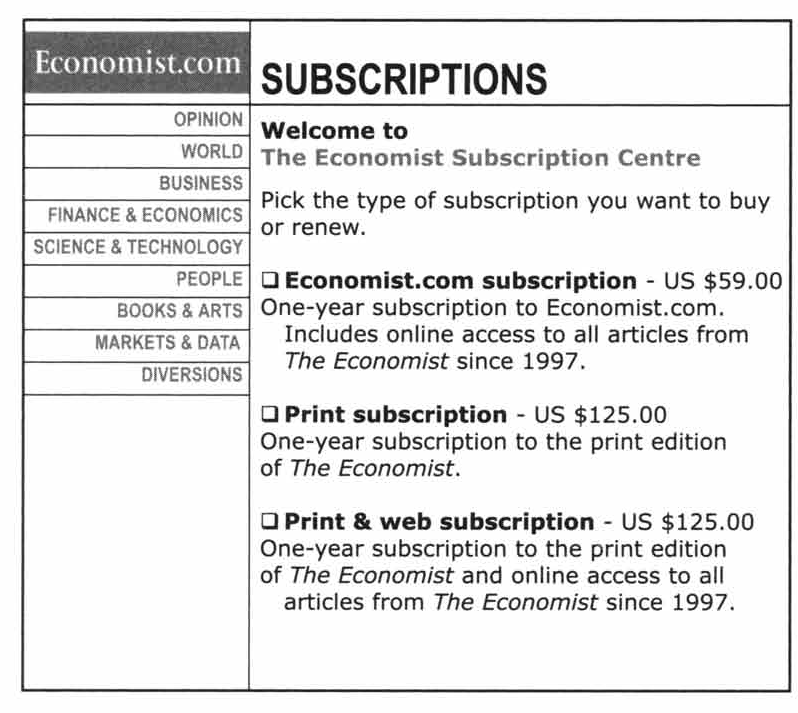ads_leadgen's tweet photo. The Economist sold more of its $125 subscription by adding an option nobody wanted.

The offer had three choices: web-only for $59, print-only for $125, and print plus web for $125.

Dan Ariely tested it on 100 MIT students. 

With all three options on the table, 84 picked the $125 combo and nobody picked print-only.

Then he removed print-only, the option nobody chose. Just 32 went for the combo, and 68 took the cheap one.

The useless option was doing all the selling.

Sometimes the best way to sell your offer is to put a worse one right next to it.