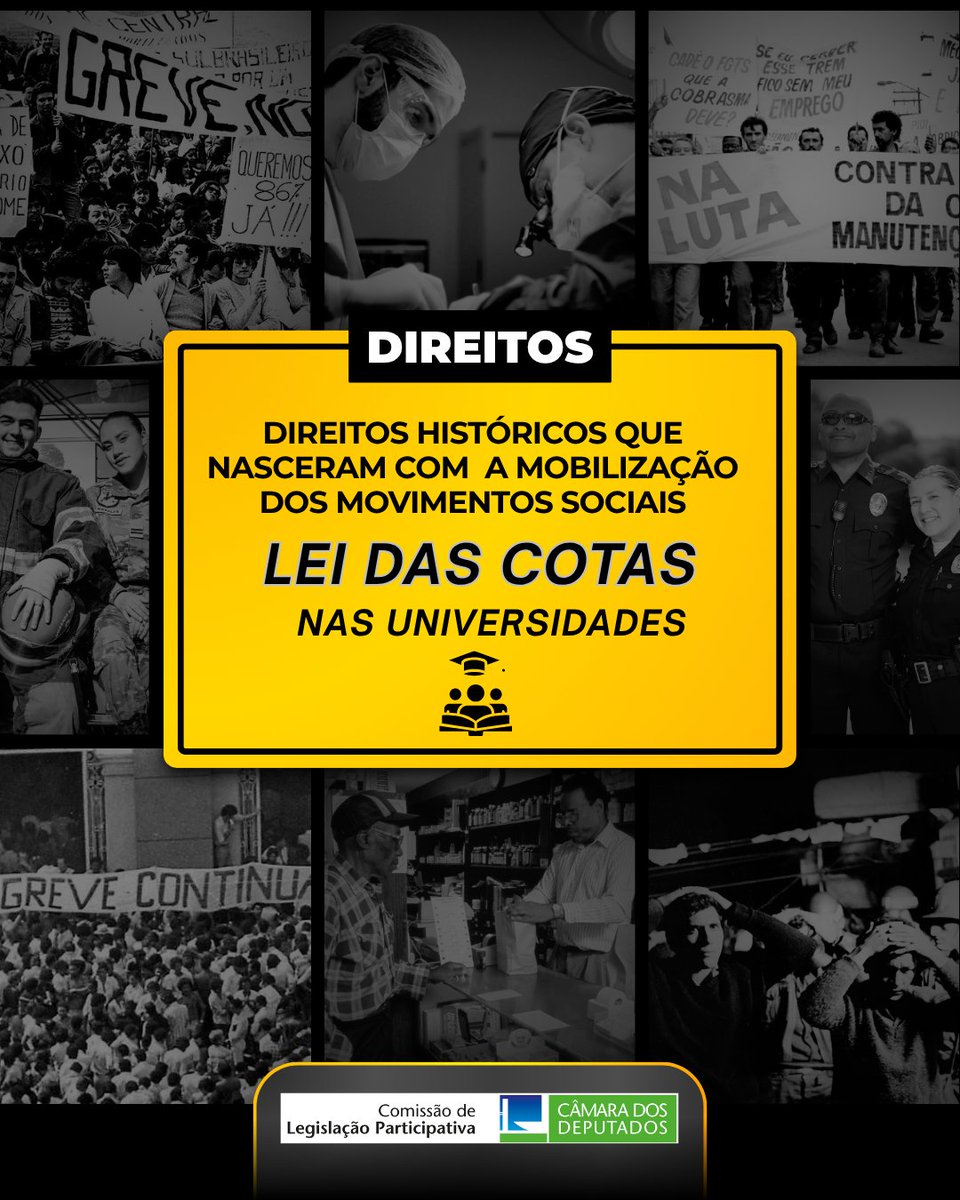 clpcamara's tweet photo. A Lei de Cotas completou 14 anos em 2026! 🎓 Esse marco é resultado direto da luta dos movimentos sociais por direitos e igualdade na educação, garantindo o acesso de mais de 1,4 milhão de alunos a universidades federais entre 2013 e 2024. (1/2) https://t.co/A6R247VZ7a