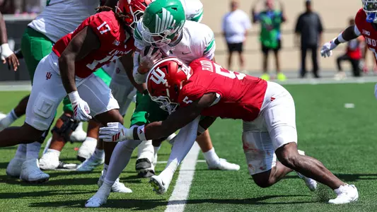 BigTenTed's tweet photo. Through 4 Big Ten games, here's the stout numbers Indiana's run defense has put up ⬇️
- 297 total yards allowed
- 3 games holding opponents under 80 yards rushing
- 2.07 yards/carry allowed
- 3 runs of 20+ yards allowed

Good Luck Michigan... https://t.co/jEjLA9ZleO