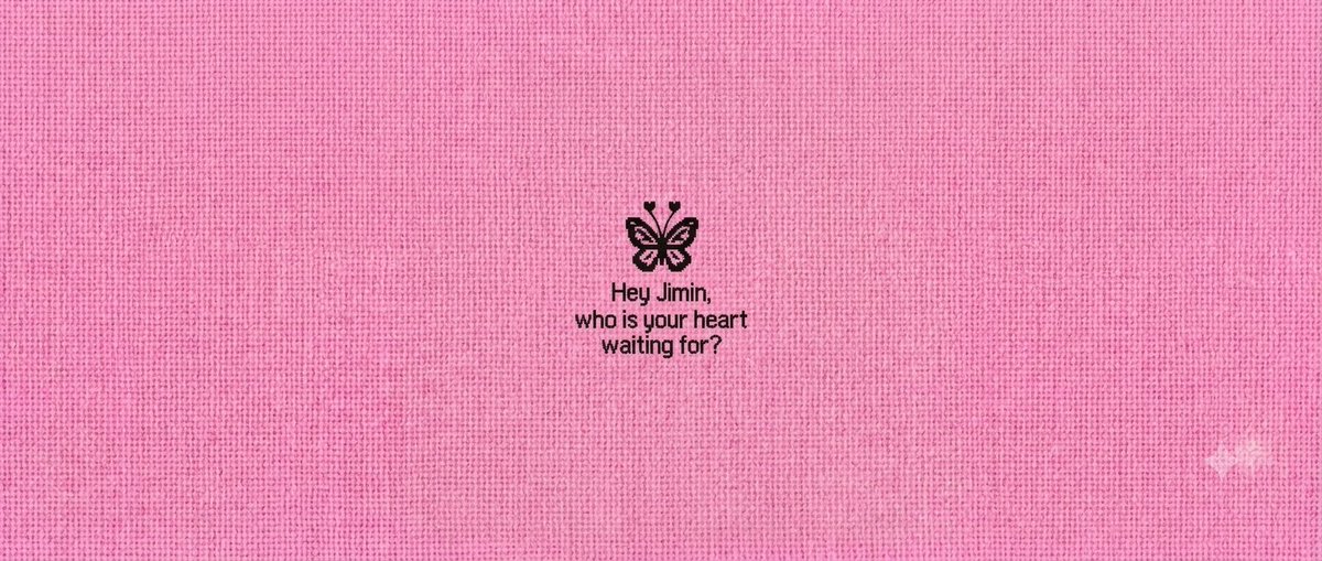 jmweluvu's tweet photo. 💌

Hey Jimin, 
who is your heart waiting for?

————
 
헤더 공유합니다…ฅ́˘ฅ̀ https://t.co/mdoNLp8QV4