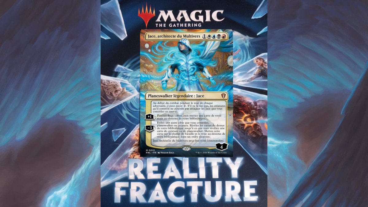 eliott_dragon's tweet photo. Le dernier set de MTG est là ! C'est une sacrée fracture de réalité. 

Un commandant arpenteur que l'on va bientôt voir un peu partout en French Duel Commander ! Ce Jace cache un dragon bien connu, saurez vous le reconnaitre ?
🤣

#MTGFracture @Wizards_MagicEU https://t.co/AathCiKdhT