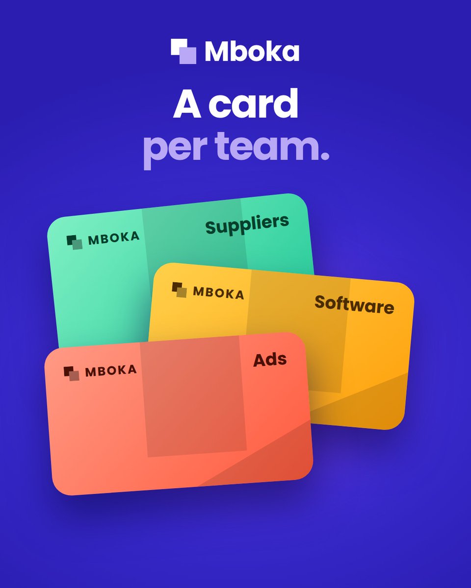 element_pay's tweet photo. Paying for Meta ads, AWS or a supplier abroad shouldn’t be a project.

Mboka gives your business USD virtual cards in seconds. One card per team, a limit on each, freeze with one tap. https://t.co/kmZStoqAe0