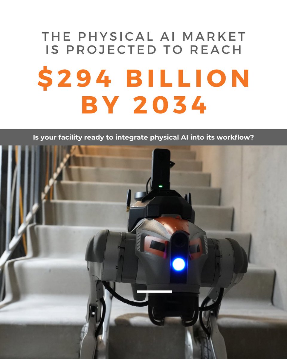 InDro_Robotics's tweet photo. We are officially moving past the era where AI just lives in data centers classifying text and images. 

The future of artificial intelligence is embodied—machines that sense, reason, and act in the physical world. https://t.co/rMJfx7y0cv