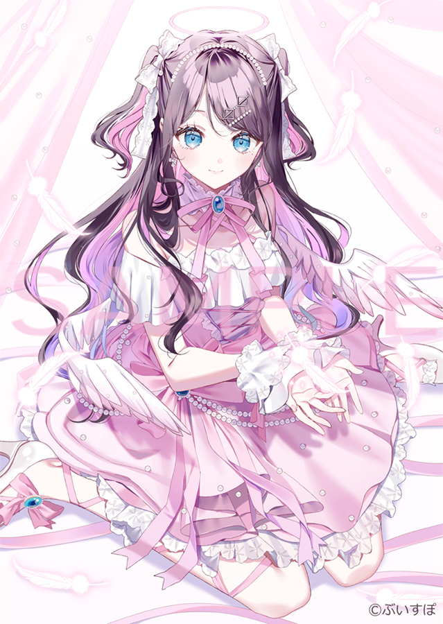 z3_cut's tweet photo. ぶいすぽっ！所属 花芽なずなさん 8周年記念グッズ
ポストカード、アクリルスタンドのイラストを担当させていただきました。
よろしくお願いいたします👼👼 https://t.co/8VMLysGwP0
