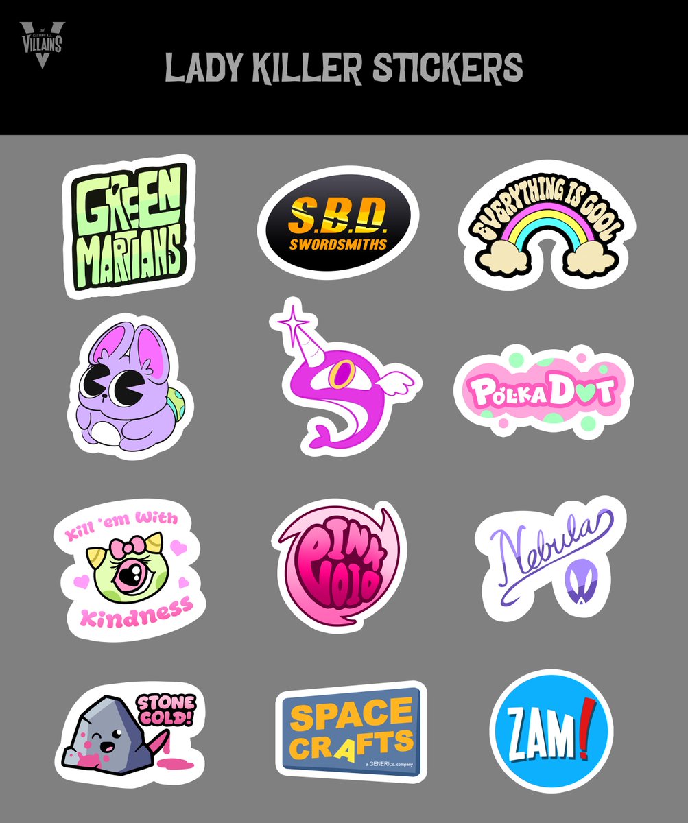 zaminationyt's tweet photo. (4/4) Lady Killer Armor Stickers
by @MADnMangled &amp; @ZAMinationM https://t.co/JKx6PZ15Sy