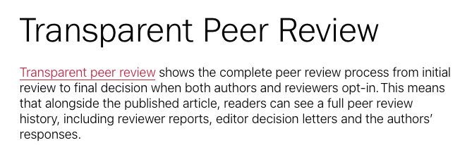 HSB_Lab's tweet photo. Anyone else concerned that with LLMs it's going to be  easy to out anonymous peer reviewers when their reviews are published online. More journals are moving to this with no options for reviewers to opt out.  I see the upside but think anonymity is good for the review process. https://t.co/yj0TI8tDbj