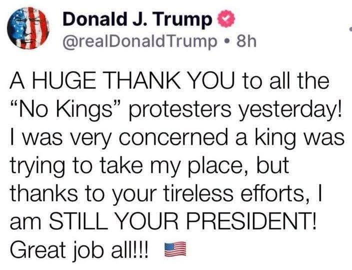 GodsAmericans's tweet photo. ~ Still Your President ~ God bless President Donald J. Trump
#GodsPlan #DonaldTrump #ThePlan #WWG1WGA #usa #QAnon #MAGA #stillyourpresident https://t.co/HD4s5qACYT