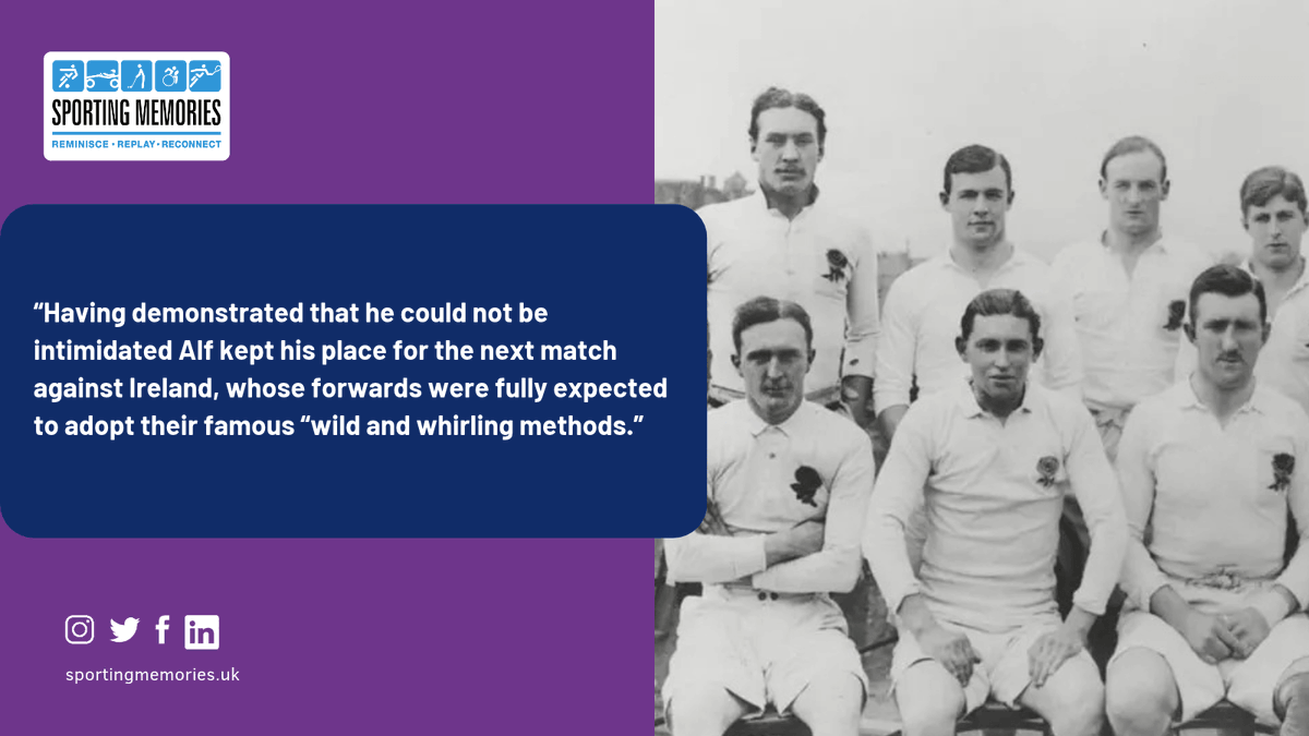 SportsMemNet's tweet photo. In the latest part of our Sportsmen of the Somme series, Peter Bloor details Alf Maynard, the young England rugby international who also played cricket for Durham, before joining the First World War efforts. 

Read more here: https://t.co/7jyFIhxsrZ https://t.co/KkdAbiQVmM