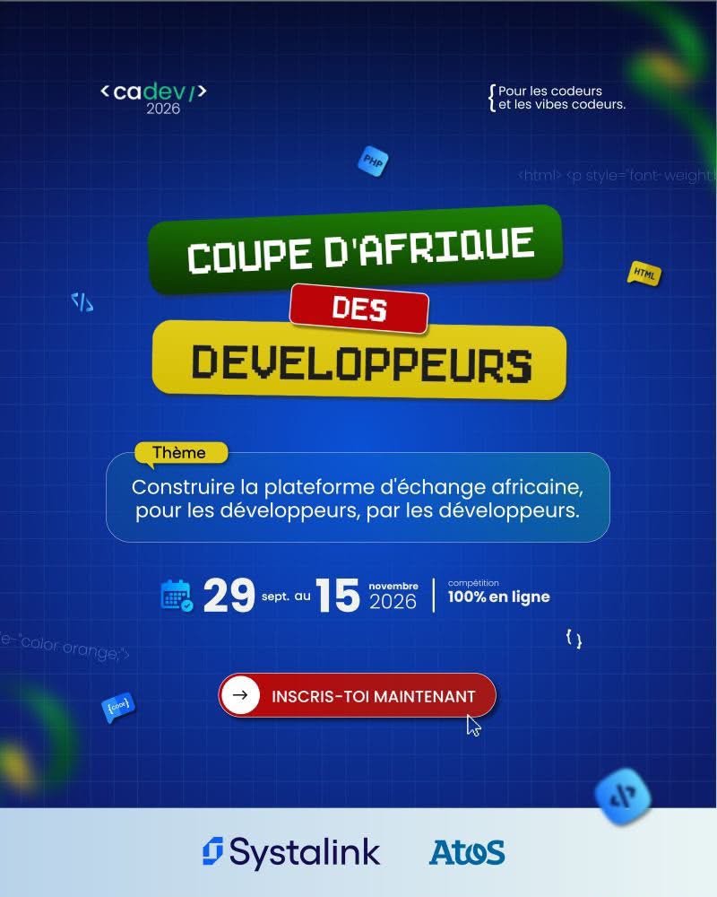 tdevorg's tweet photo. Tu n’as pas encore terminé ton projet ? Tu as maintenant plus de temps pour le peaufiner et nous soumettre quelque chose de solide !

⏳ Nouvelle date limite : 15 novembre 2026.

Alors, profite de ce délai supplémentaire et prépare-toi à défendre les couleurs de ton pays ! 🏆🔥 https://t.co/7HwG3m8iF9