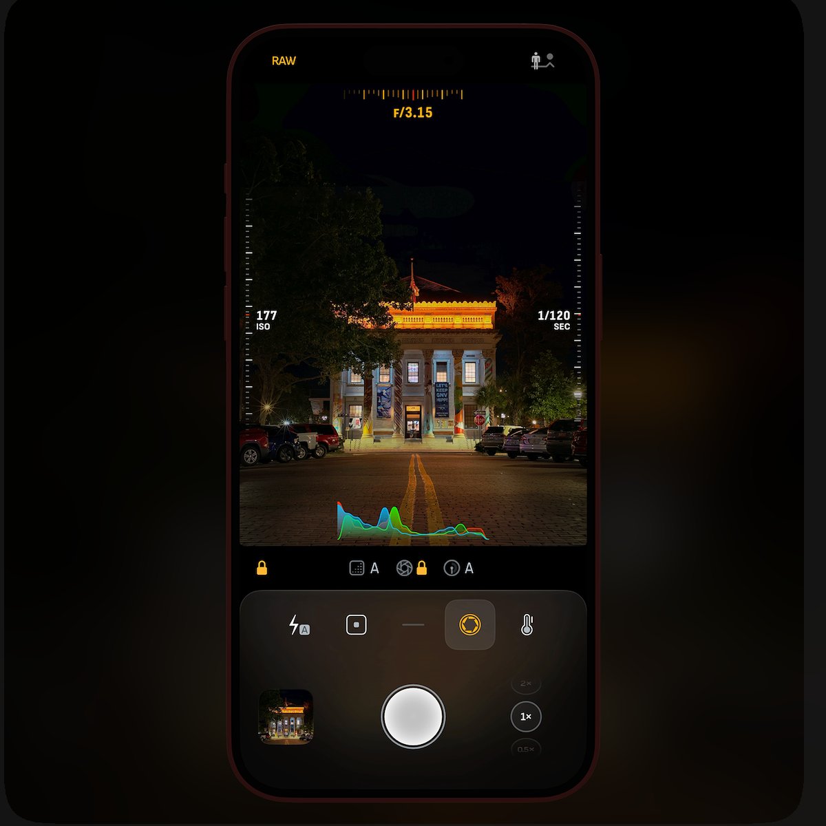 CameraMApp's tweet photo. Welcome to Camera M 10!

Now with iPhone 18 Pro variable aperture control support. Also support for new aperture-priority and shutter-priority modes. And more...

Full details here:
https://t.co/StKAttYGdO

#CameraM
#ApertureControl
#iPhone18Pro
#iPhone18ProMax
#ShootRAW https://t.co/PahqfGo1XB