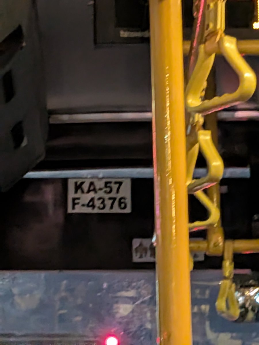 vivekrastogi_'s tweet photo. Dear @BMTC_BENGALURU I am travelling on the KIA-8 bus from T1 Airport, and the condition is shocking. The AC is not working, the bus is making loud noises, and even the metal poles inside are rattling. It felt like travelling in a poorly maintained, unsafe, https://t.co/GtEoNwZ53n