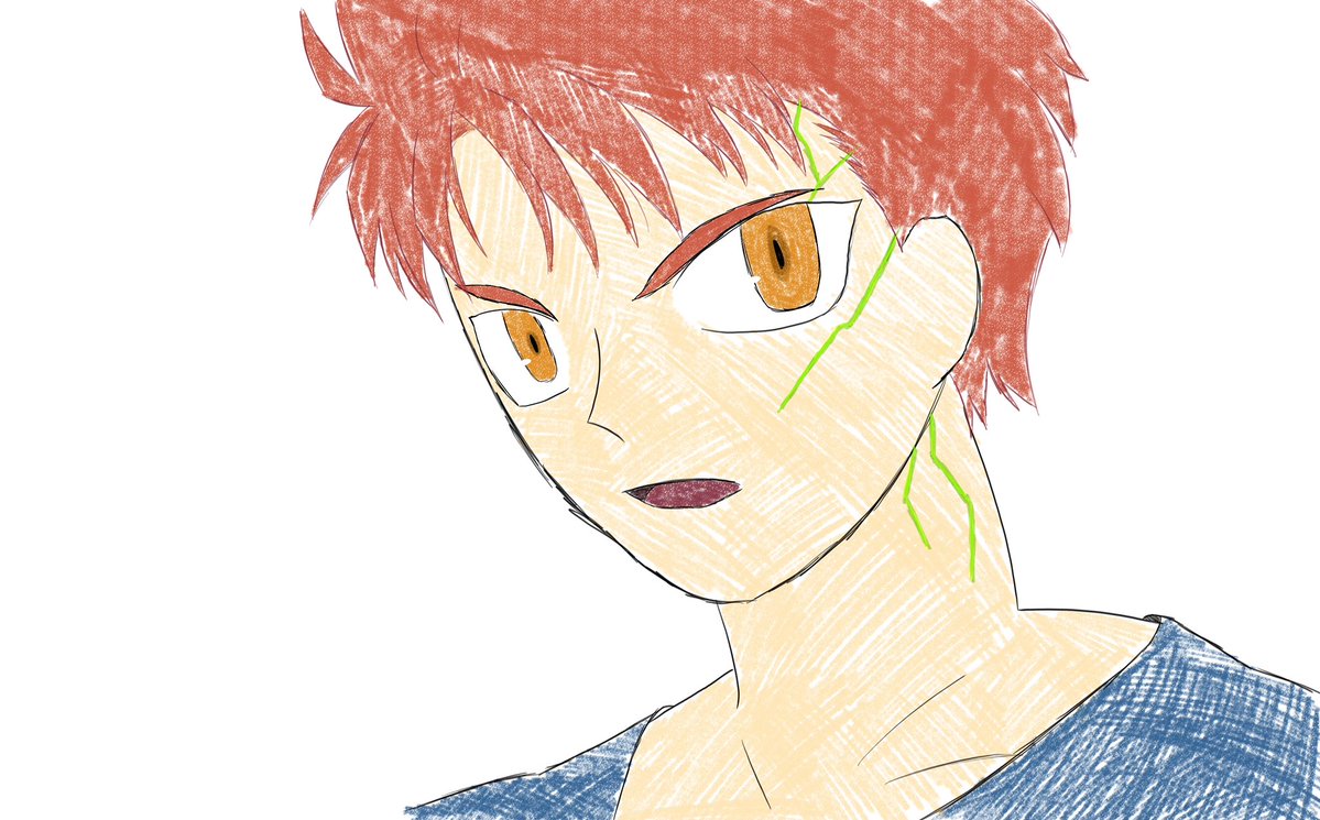 Mariowarfare1's tweet photo. A real rough sketch of Shirou for #ShirouDay 
#shirouday2026 https://t.co/IgLsa14xRj