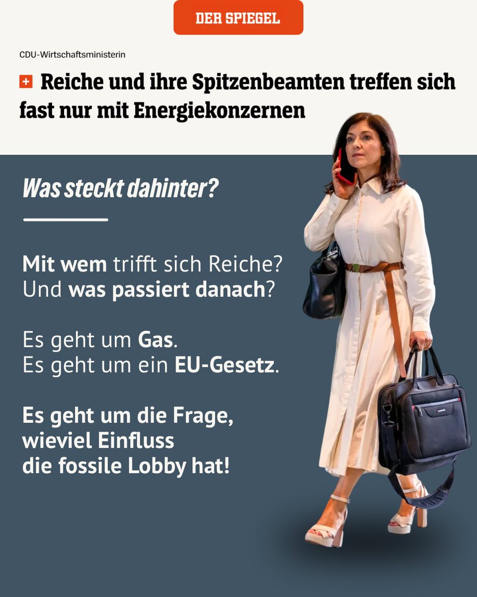JoswigJulian's tweet photo. Von Januar bis September haben Katherina Reiche und ihre Staatssekretäre Energiekonzerne 37-mal getroffen. Umweltverbände einmal. Unternehmen der Erneuerbaren-Branche kein einziges Mal. Das hat eine kleine Anfrage von uns Grünen ergeben. Danke besonders an Micha Kellner. https://t.co/z3YatzY1zj